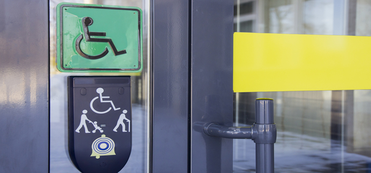 automatic handicap door opener in Parlier