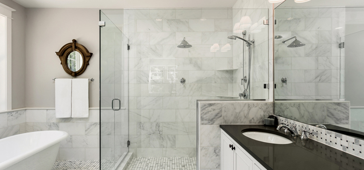 bathroom shower door installation in Parlier